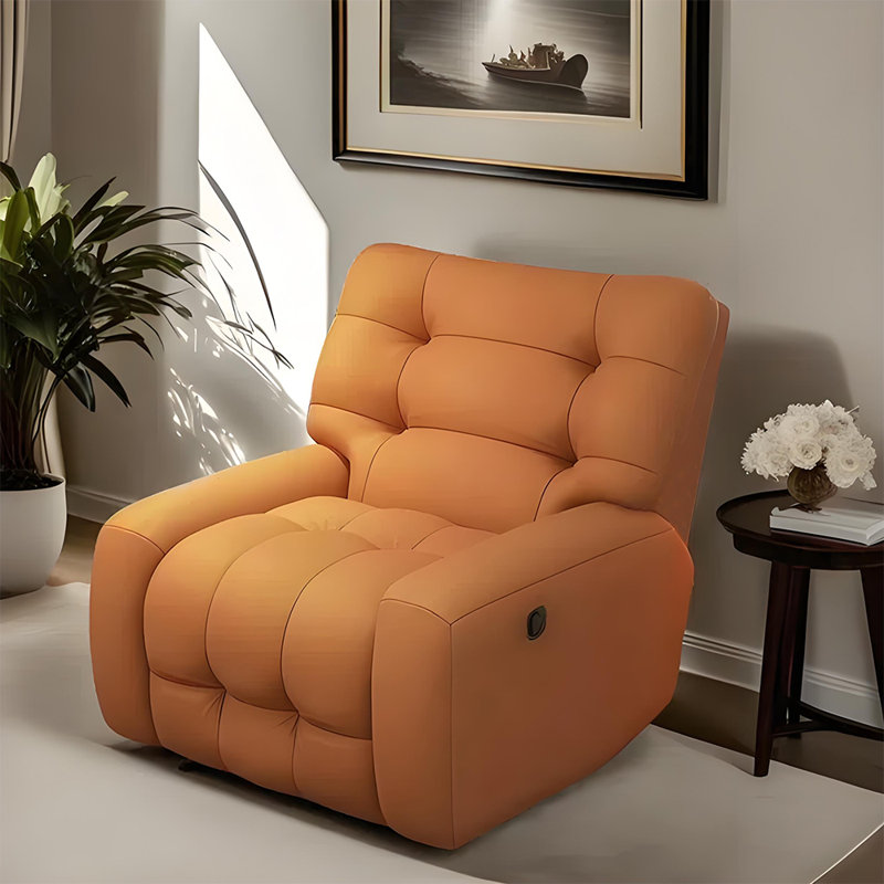 Hyang, Orange Faux Leather