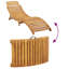 Chaise longue inclinable avec coussins 72,4 po Toddrick-1959677714