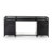 Bayline Tempered Glass Iron Executive Desk