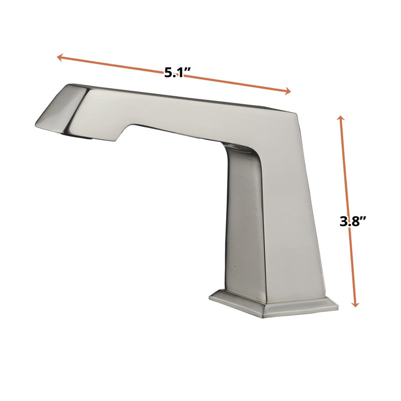 Balduina 8 in. Widespread 3-Hole Brass Bathroom Faucet, Brushed Nickel