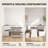 Breakfast Nook Table Set,With Storage Function Dining Nook Set With Corner Bench-1964347392
