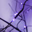 Arbre effrayant d'Halloween 3 lumières avec lumières mauves, 3 pi 5 pi et 6 pi, Halloween