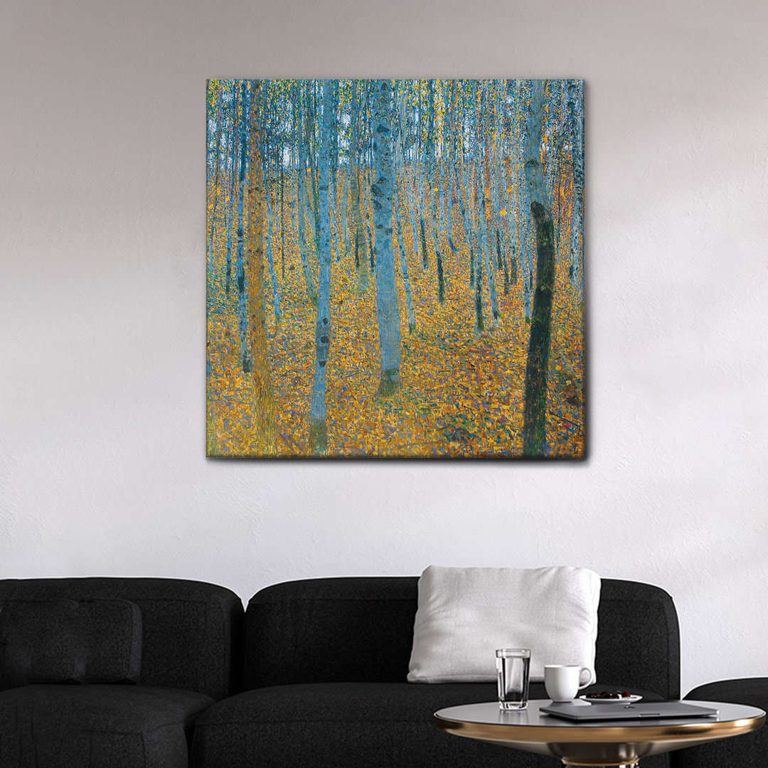 Wandbild Beech Forest von Gustav Klimt