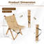 Chaise de camping pliante Austeja