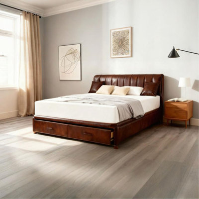 6 Full Green Tea Memory Foam Mattress in Box, Fiberglass Free, White(Bed not included)