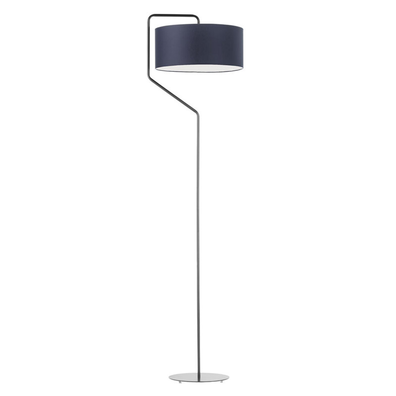 Eleanore 156cm Traditional Floor Lamp, Navy