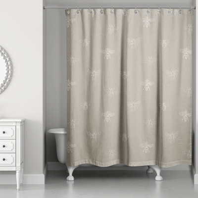 Rideau de douche simple abstrait