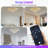 24-Inch Dimmable Tiered Crystal LED Flush Mount Ceiling Light with Tunable White, App and Remote Control, Gold-999976485-999976488