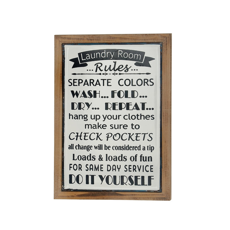 Osterley Farmhouse Wall Decor on Metal