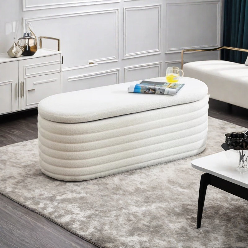 Banc de rangement avec banc de rangement