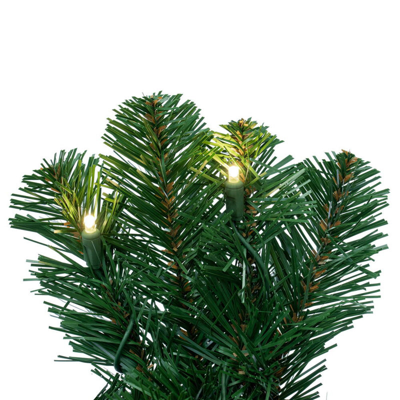 Couronne de Noël artificielle Grand Teton Square, Oui, H 60 po x l 60 po x P 5 po