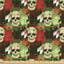 Gatling Skull with Feathers Tribe with Colourful Blood Splash Fabric