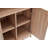Cabbar Bookcase with Adjustable Shelves and Tempered Glass Doors in (Set of 2)-1923033353