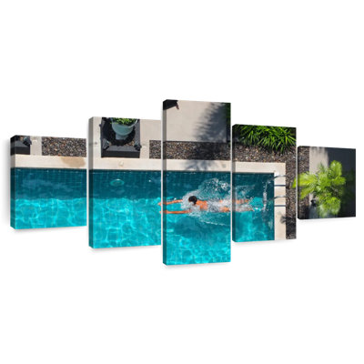 Outdoor Pool Swim