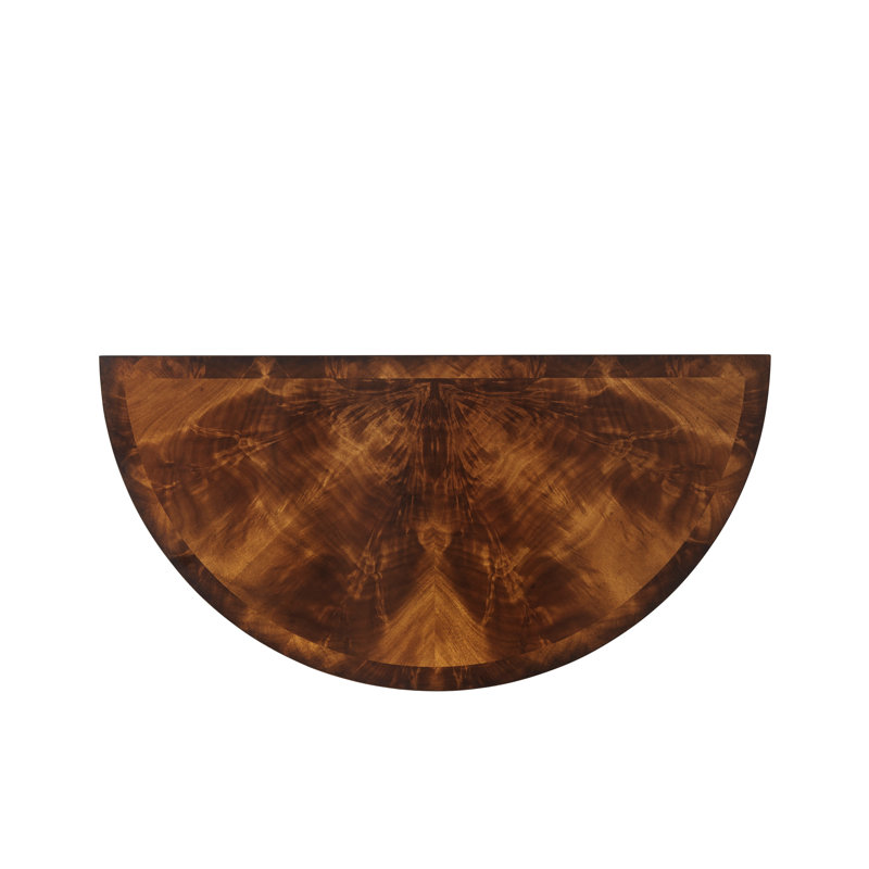 Beauty Of Leaves 30'' W Solid Wood Console Table