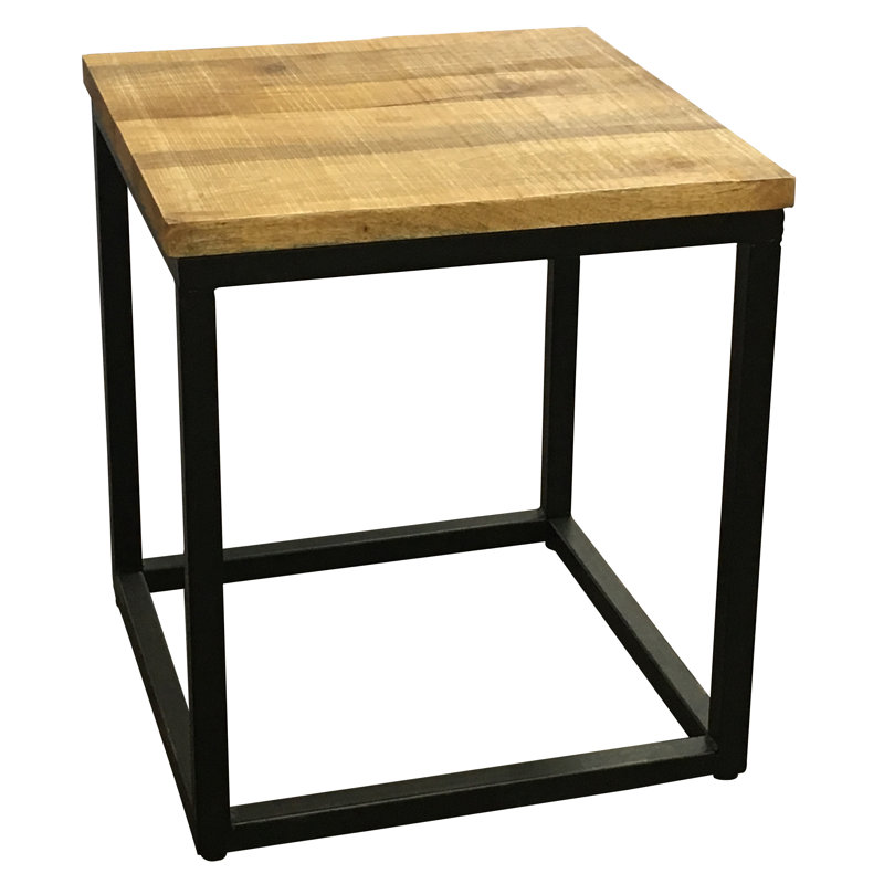 Goodwin Side Table - Industrial Sawn Finish
