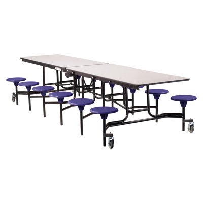 Table de cafétéria rectangulaire 145" x 59"