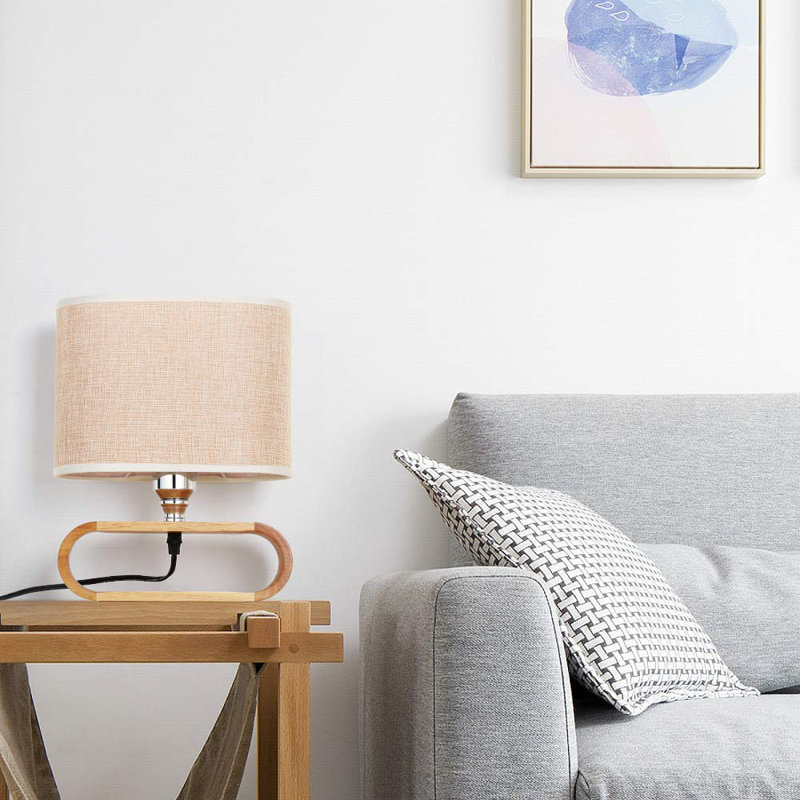 Lampe de chevet brune 13 po Pattersen