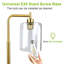Aliyanna 163cm Gold Task Floor Lamp