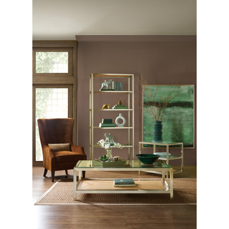 Melange Glass End Table