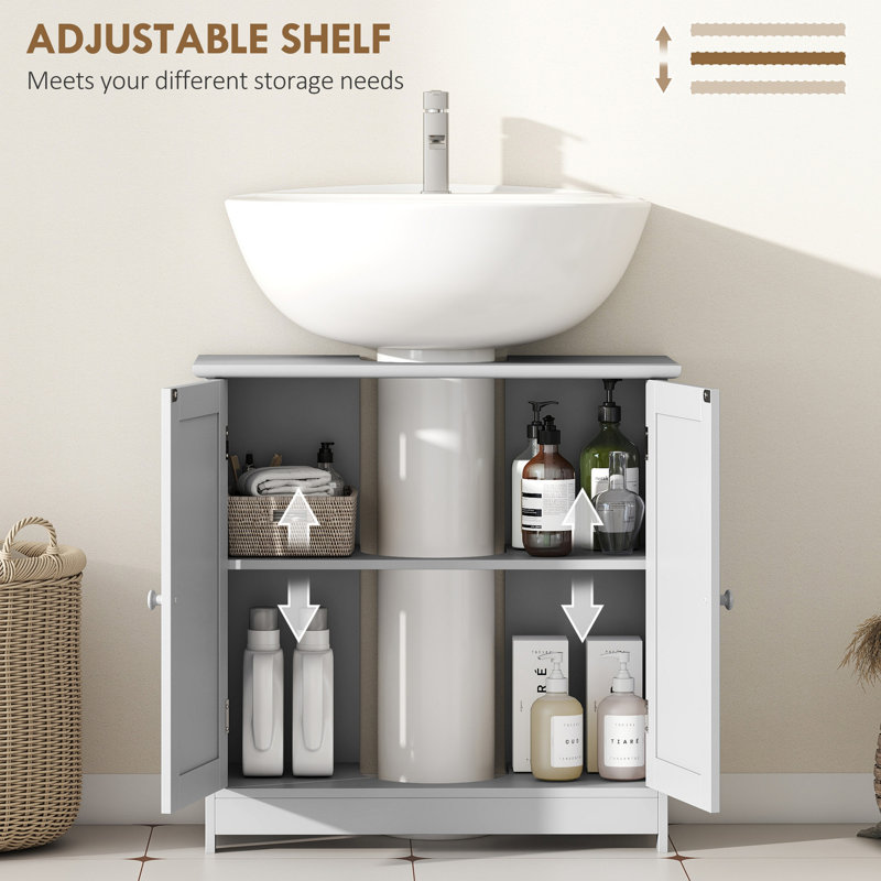 Armoire de salle de bain, Gris clair