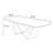White Marble Rectangular Coffee Table-992978597-992978603