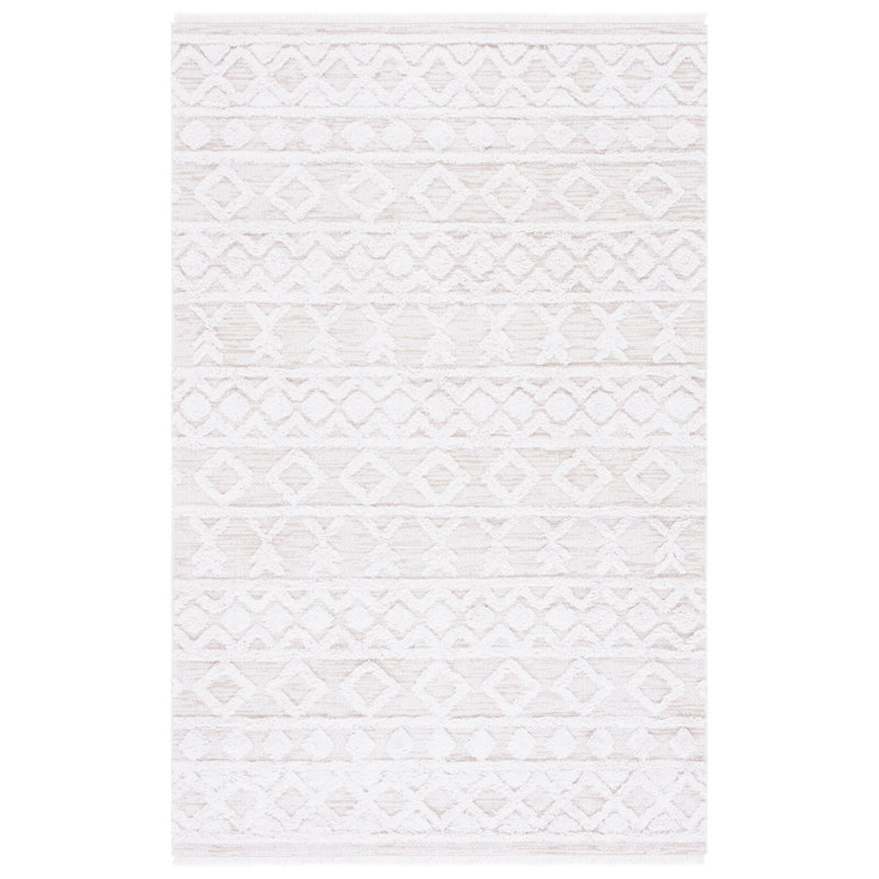Abisoye Performance Geometric Rug, Rectangle 4' x 6'