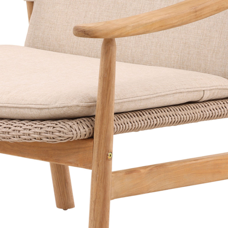 Wembley Olefin Fabric Outdoor Occasional Chair, Beige