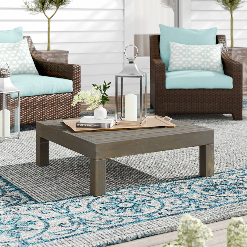 Table basse Huntley, Gris