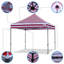 Abri instantané commercial 10 pi The Pop Up Canopies L 10 pi. D Auvent escamotable en métal-126173132