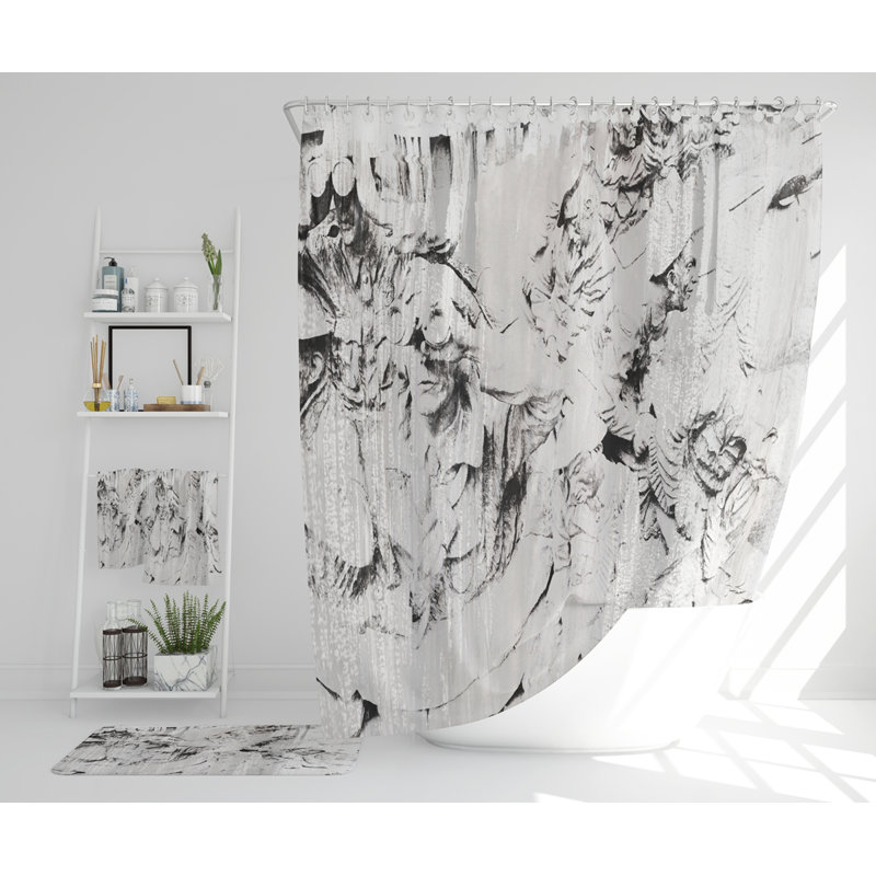 Natilea Polyester Shower Curtain Set