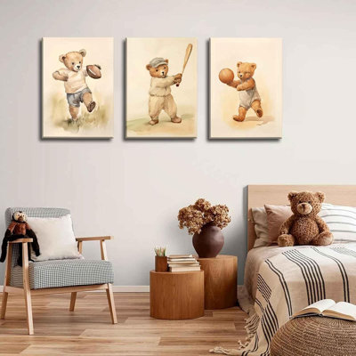 3 Piece Wrapped Canvas Print