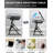 LifeSky Drafting Table Adjustable for Artists - Art Drawing Desk with Storage for Painting Sketching - Glass Top for Painters Illustrators Cartoonists Black