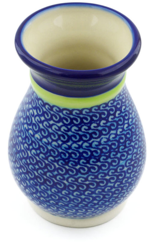 Midnight Eclipse Handmade Stoneware Table Vase