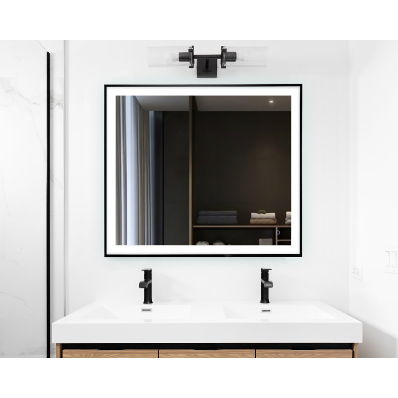 Berenika Metal Flat Wall Mirror, 32" x 24"