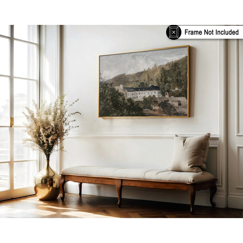 Villa européenne, Unframed, Poster, 08"H x 10"W
