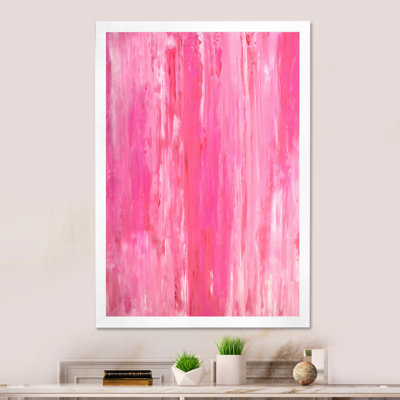 Shades Of Pink Universe - Modern & Contemporary Canvas Artwork