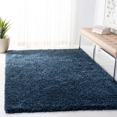 John-James Solid Colour Shag Area Rug