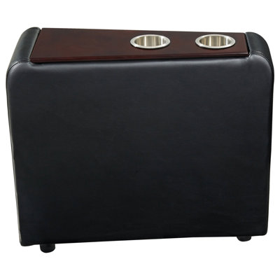 Console de cinéma avec rembourrage noir Nseluka