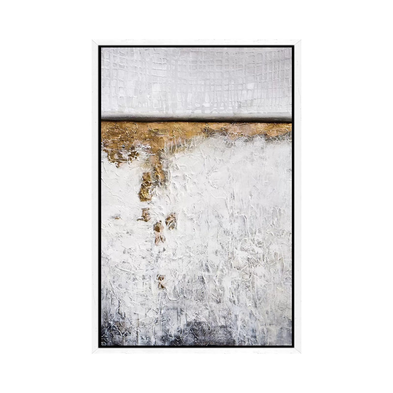 Out of the Depths 1 Piece Painting on Canvas, 66.04 cm H x 45.72 cm W, White Framed