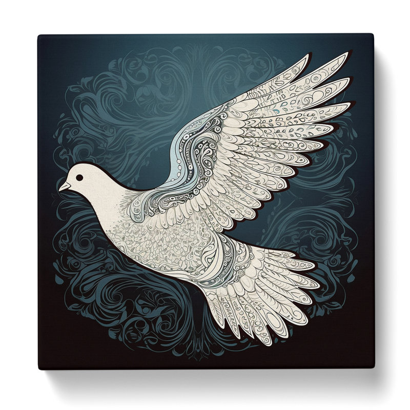 Dove Graphic Art - No Frame Print, 35cm H x 35cm W x 3cm D