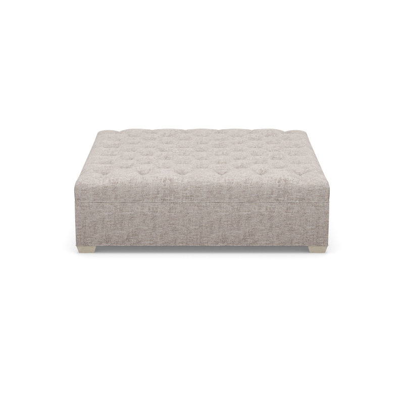Square Ottoman, 9637-80, Sandstone