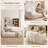 Oversized Bean Bag Chair, Plush Faux Fur Large Lounger