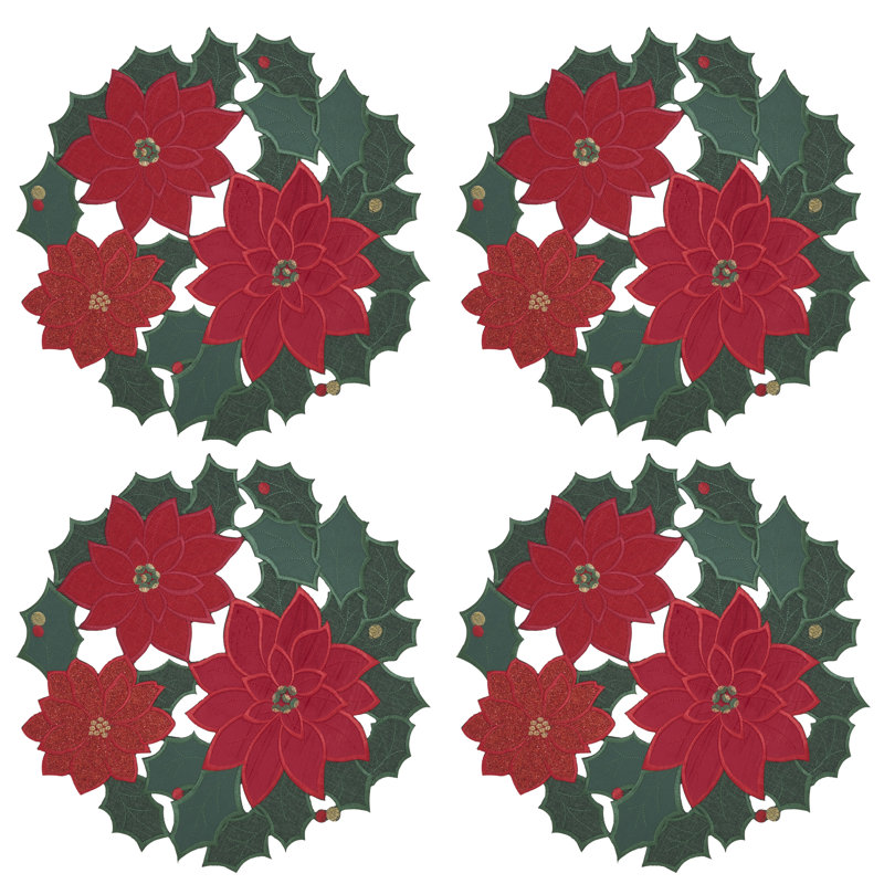 Napperon Winter Bloom (ensemble de 4)