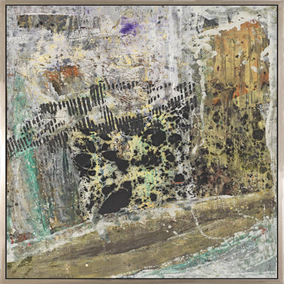 «Abstract with Texture II», peinture sur toile à cadre flottant