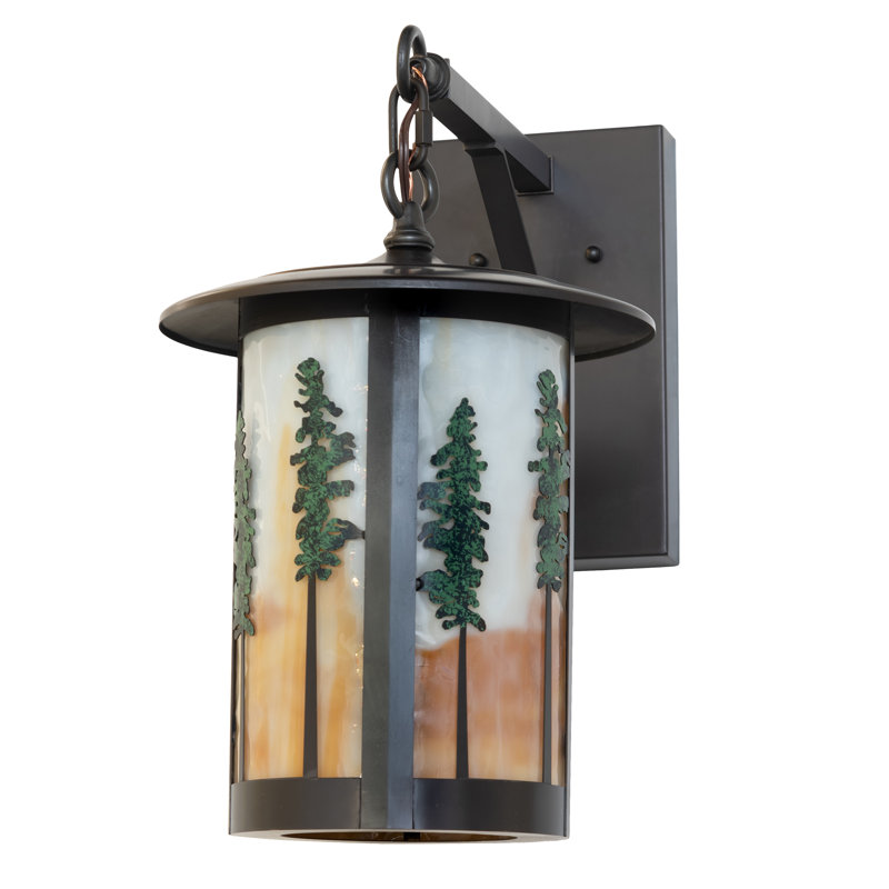 Rustic Lodge Armed Sconce