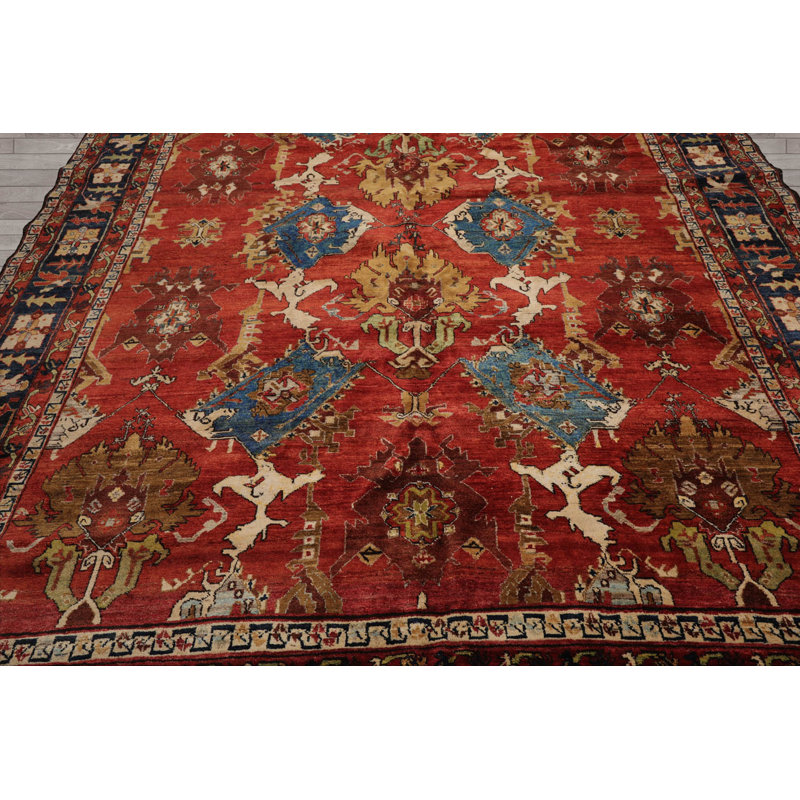 Tapis oriental traditionnel en laine noué à la main 8 x 10 avec tissage à la main 8 x 10