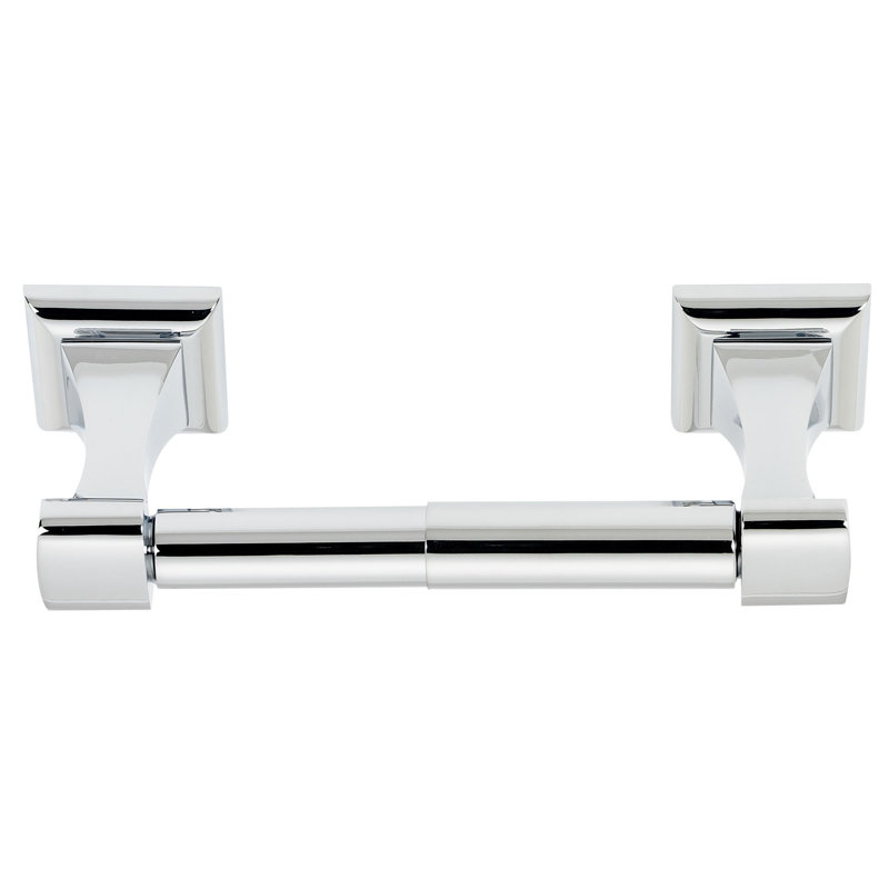 Manhattan Wall Mount Toilet Paper Holder, Polished Chrome