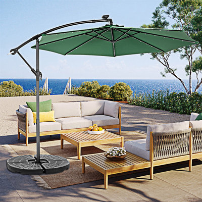 Parasol solaire solaire à DEL