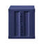 Table de chevet bleue avec port USB, table de chevet fonctionnelle pour recharger les appareils de la chambre
